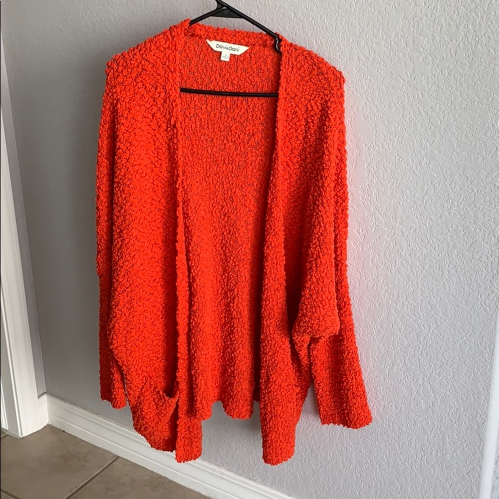Orange Cardigan